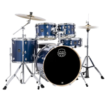 Mapex Venus 5 Piece Drum Set Complete Blue Sky Sparkle