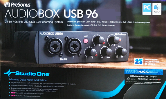 ableton presonus audiobox usb 96 driver