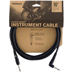 D'Addario 10FT Classic Right Angle Inst Cable