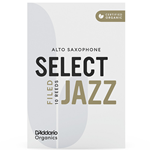 Select Jazz Organic Filed Alto Reeds 2 Med 10pk