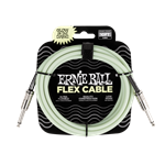 Ernie Ball Flex 20ft Instrument Cable Glow In The Dark