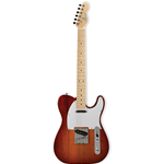 Amahi Tele Style Electric Cherry Sunburst