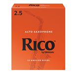 Rico Alto Sax Reeds 2.5 10pk Orange