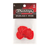 Picks Dunlop Jazz II Nylon Red 6pk