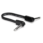 Patch Cable Hosa Flat 6 inch R Angle