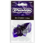 Dunlop Nylon Big Stubby 3.0mm Picks 6pk