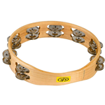 Tambourine CP 10" Wood Double Row