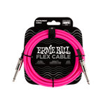 Ernie Ball Flex 10ft Instrument Cable Pink