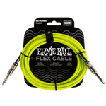 Ernie Ball Flex 10ft Instrument Cable Green