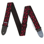 Guitar Strap Dunlop Red Flambe-Red