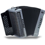 Hohner Corona C-11 Accordian CGF Silver Rainbow