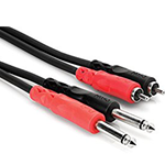 Stereo Interconnect Cable Dual 1/4 - RCA 1M