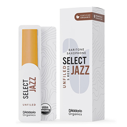 D'Addario Jazz Select Organic Bari Sax 2M
