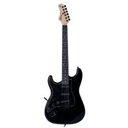 Tagima Left Handed Strat Style Electric Guitar Black