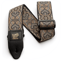 Ernie Ball Jacquard Gold & Black Paisley