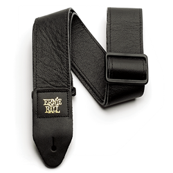 Ernie Ball 2" Italian Leather Black