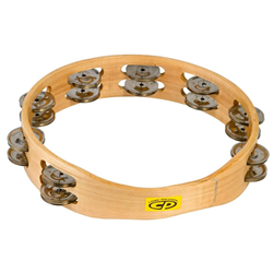 Tambourine CP 10" Wood Double Row