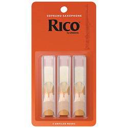Rico Soprano Sax Reeds 2.5 3pk Orange