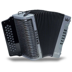 Hohner Corona C-11 Accordian CGF Silver Rainbow